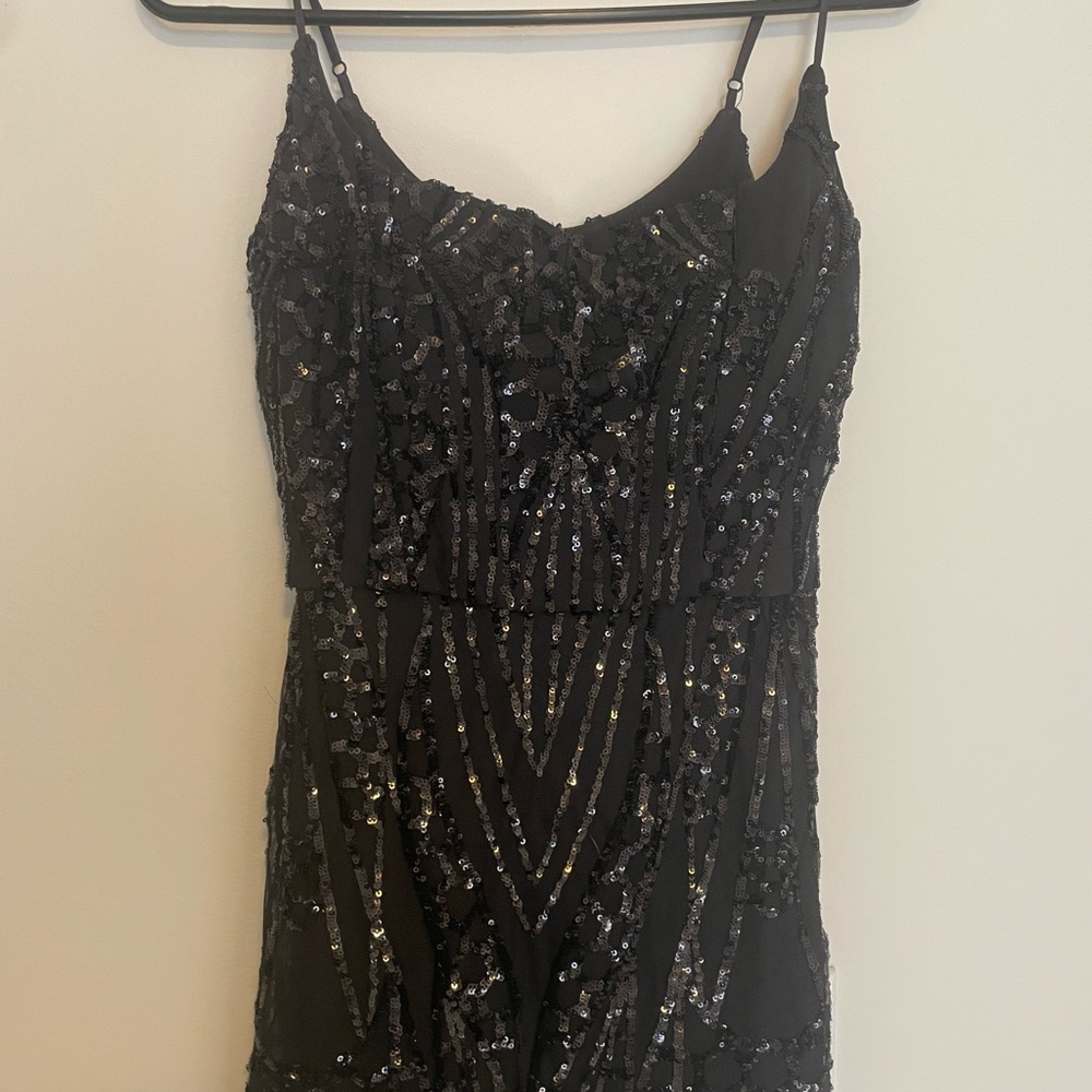 🖤Black Sequin Mini Dress🖤Size small